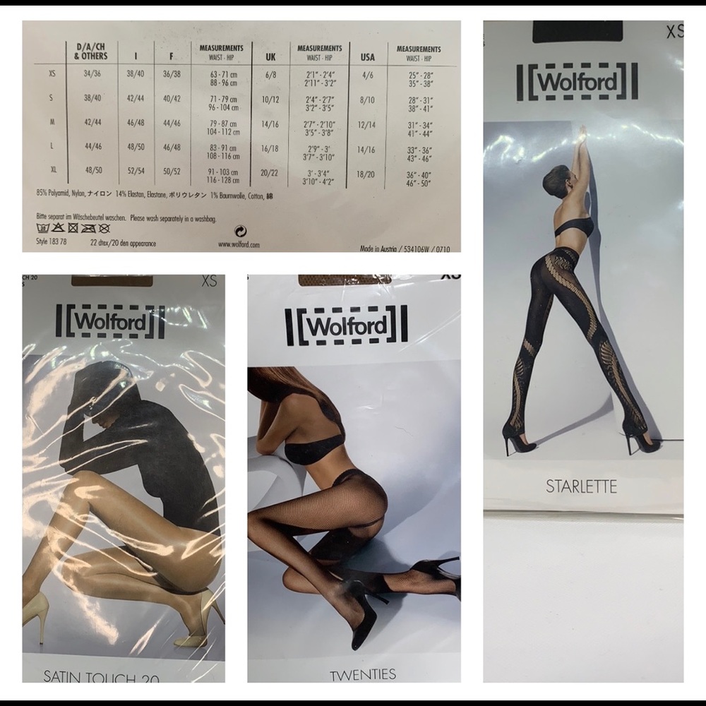 Set of 3 Wolford tights